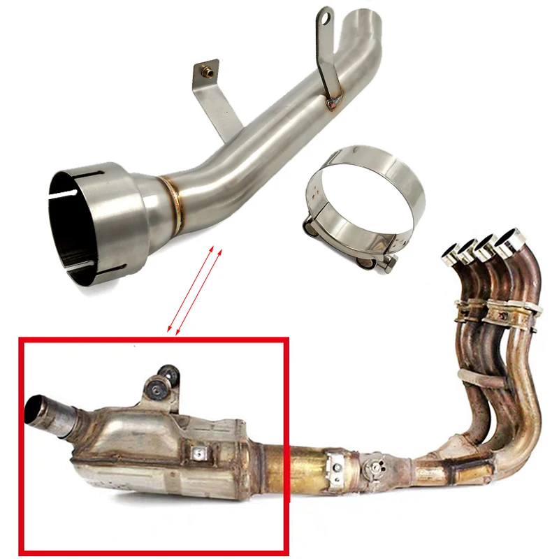GSXS1000 GSX S1000F нержавеющая сталь Decat Racing Eliminator выхлопная труба для Suzuki GSX-S 1000 GSX-S 1000F 18