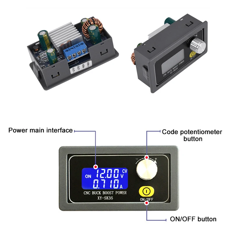 Постоянного тока повышающий/понижающий преобразователь Мощность модуль 5В 9В 12В