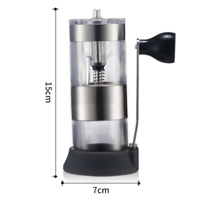 Мини ручная керамическая кофемолка из нержавеющей стали регулируемая кофейная