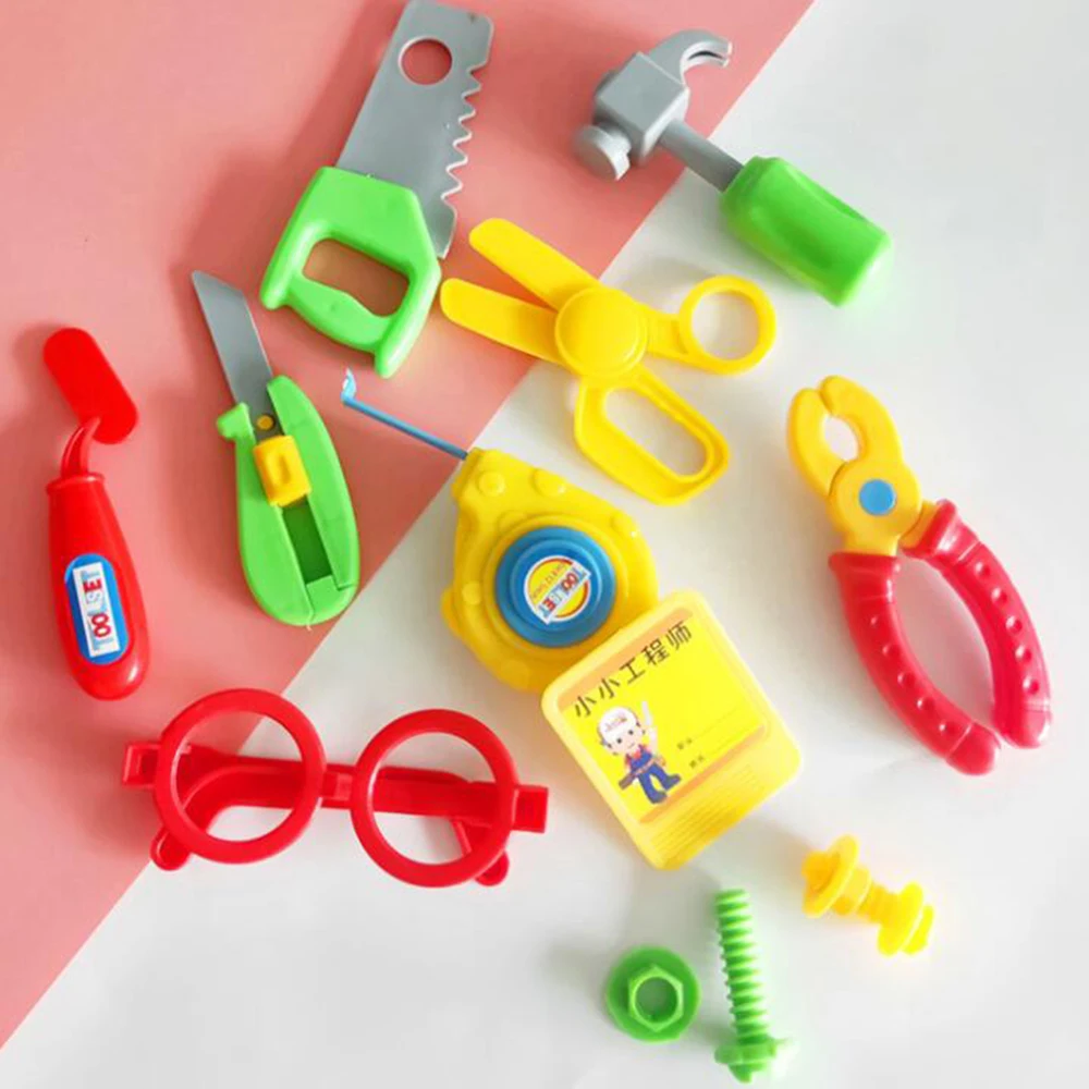 8 шт./компл. забавные инструменты для ремонта игрушка мальчиков и девочек