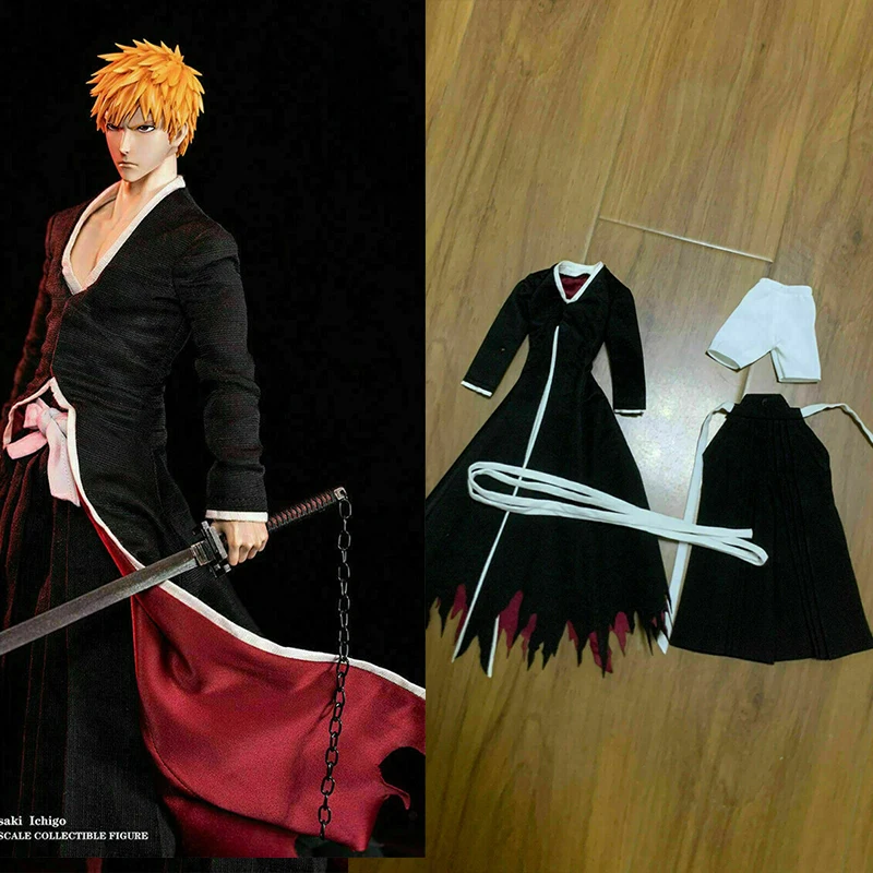 

GAMETOYS 1/6 GT-001 Kurosaki ichigo Men's Clothes Suit Set Fit 12'' Action Figure Doll