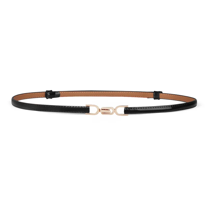 

Women's belt 2021 new thin belt leather fashion Korean women's decorative suit belt with skirt shirt pants chain belt
