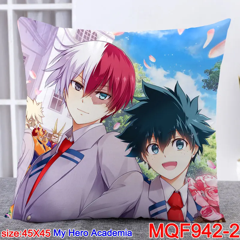 45X45CM Аниме Boku без наволочки Мой герой Dakimakura Чехол 3D двухсторонняя печать Подушка