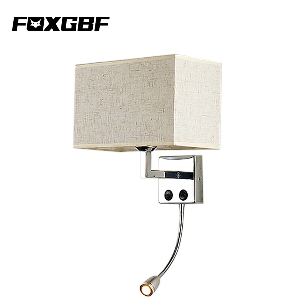 Крытый светодиодный настенный светильник прикроватный спальня наклейка с