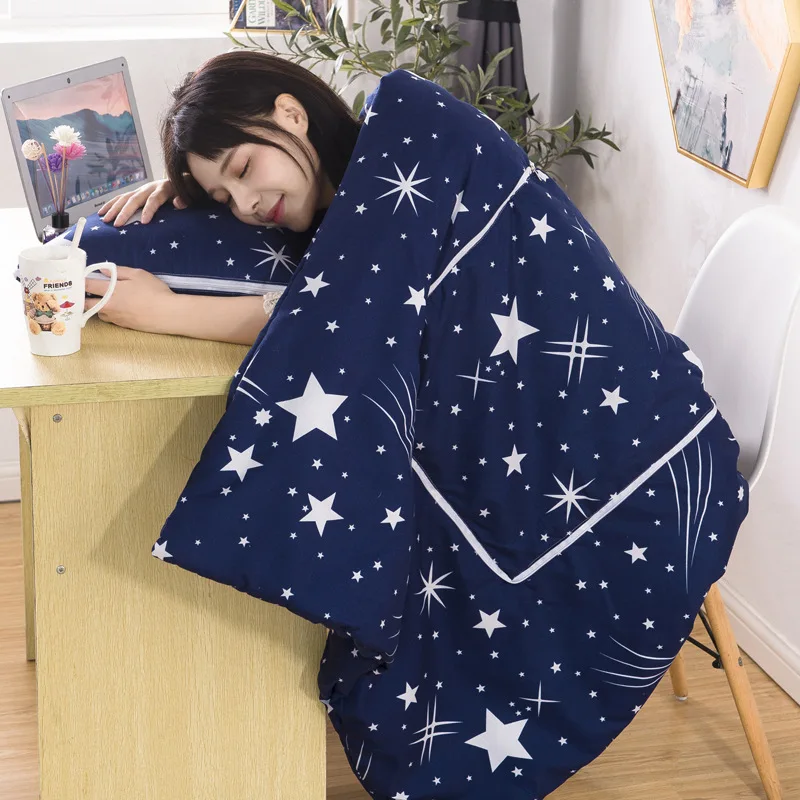 Диванная подушка 2 в 1 дорожное одеяло и для подушки домашнее освещение/одеяло