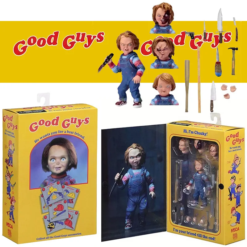 

NECA Childs Play Good Guys Play Ultimate Chucky 4" Action Figure Murder Doll Horror