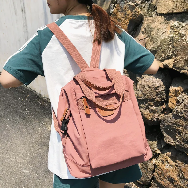 

Casual nylon Women Backpacks Large capacity multifunctional backpack female shoulder bag big Travel schoolbag ladies hand bag