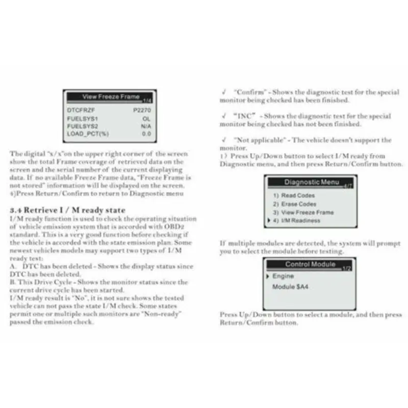 

U319 Mini OBD2 Scanner Auto Diagnostic Tool OBD Full Function Car Diagnosis Universal Engine Code Reader