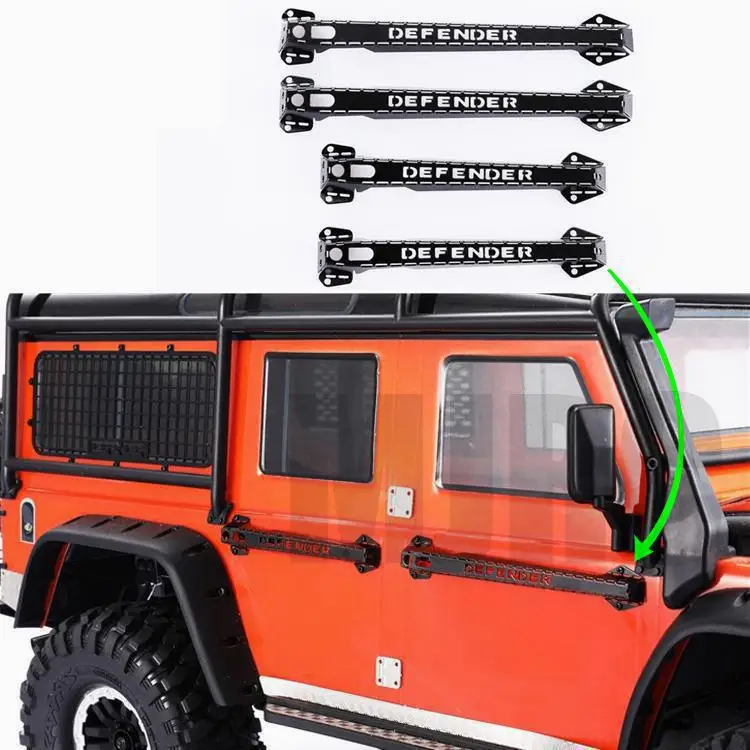 

Metal Door Handles for 1/10 For TRX-4 For TRX4 D90 D110 RC Crawler Car For Rover Defender RC Stainless Steel Door Handle