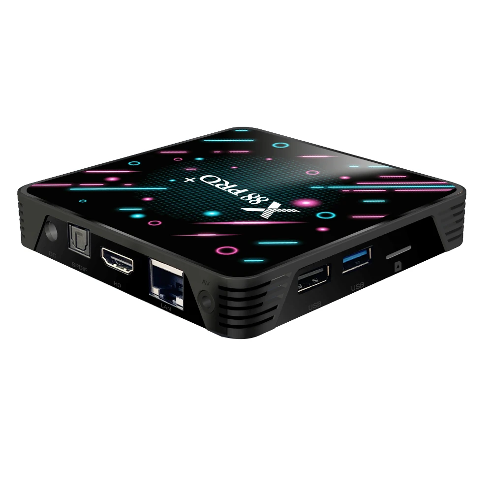 QPLOVE Android tv Box X88 PRO Plus RK3368 8 ядерный процессор Chipest и PowerVR G6110 GPU 4 ГБ 32 Поддержка HDMI 2.0a