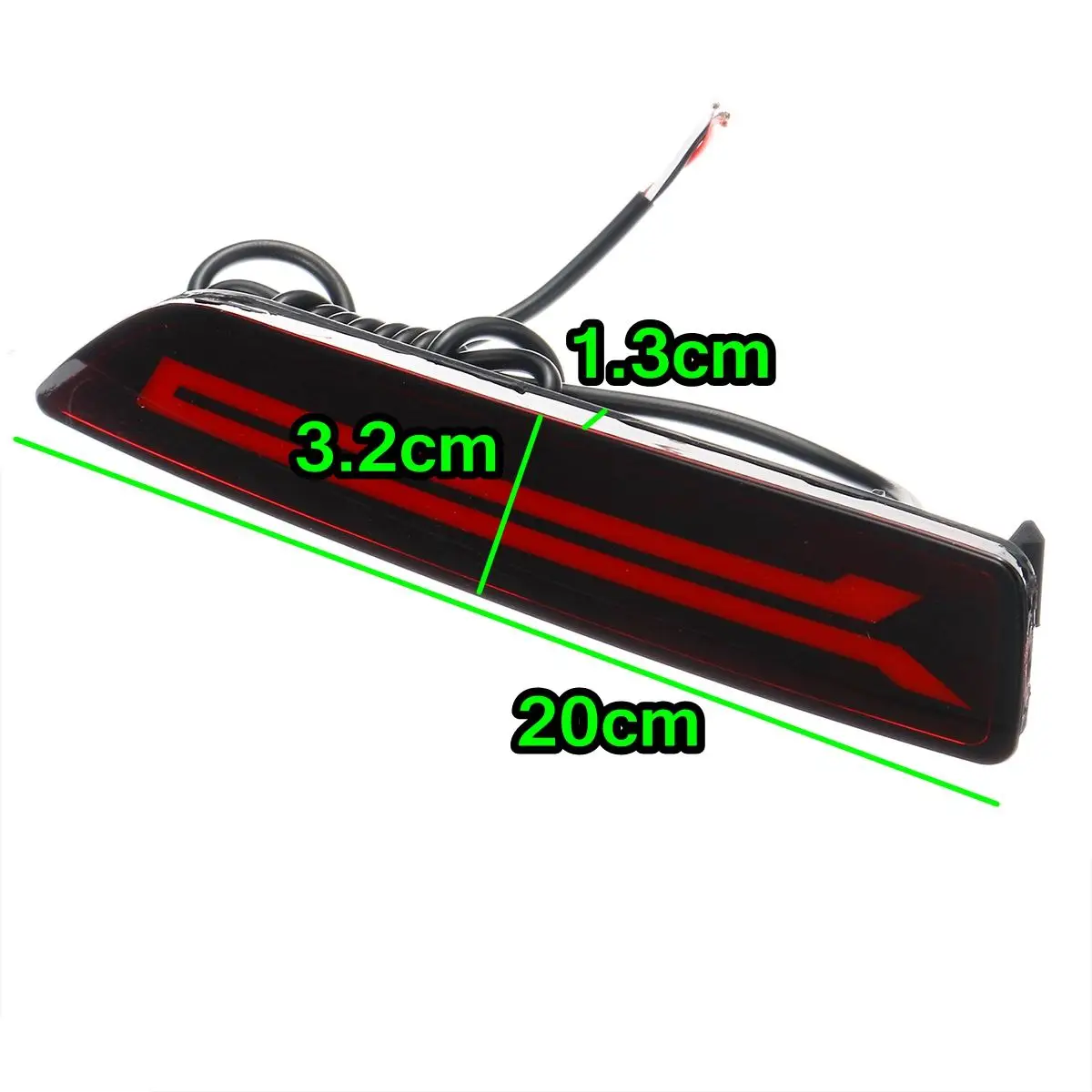 

2Pcs LED Car Rear Bumper Reflector Brake Light Lamp Fog Tail Stop Driving For Honda CRV for CR-V 2007 2008 2009 Styling DIY