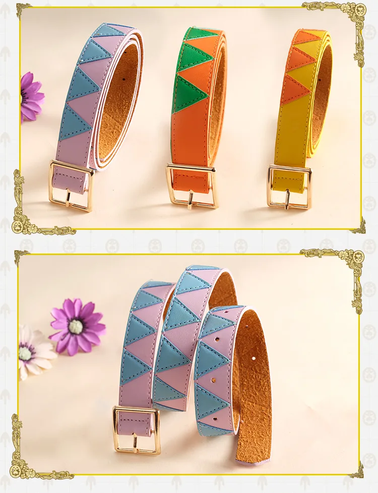 Ремень для косплея регулируемый пояс с одним рядом отверстий костюма