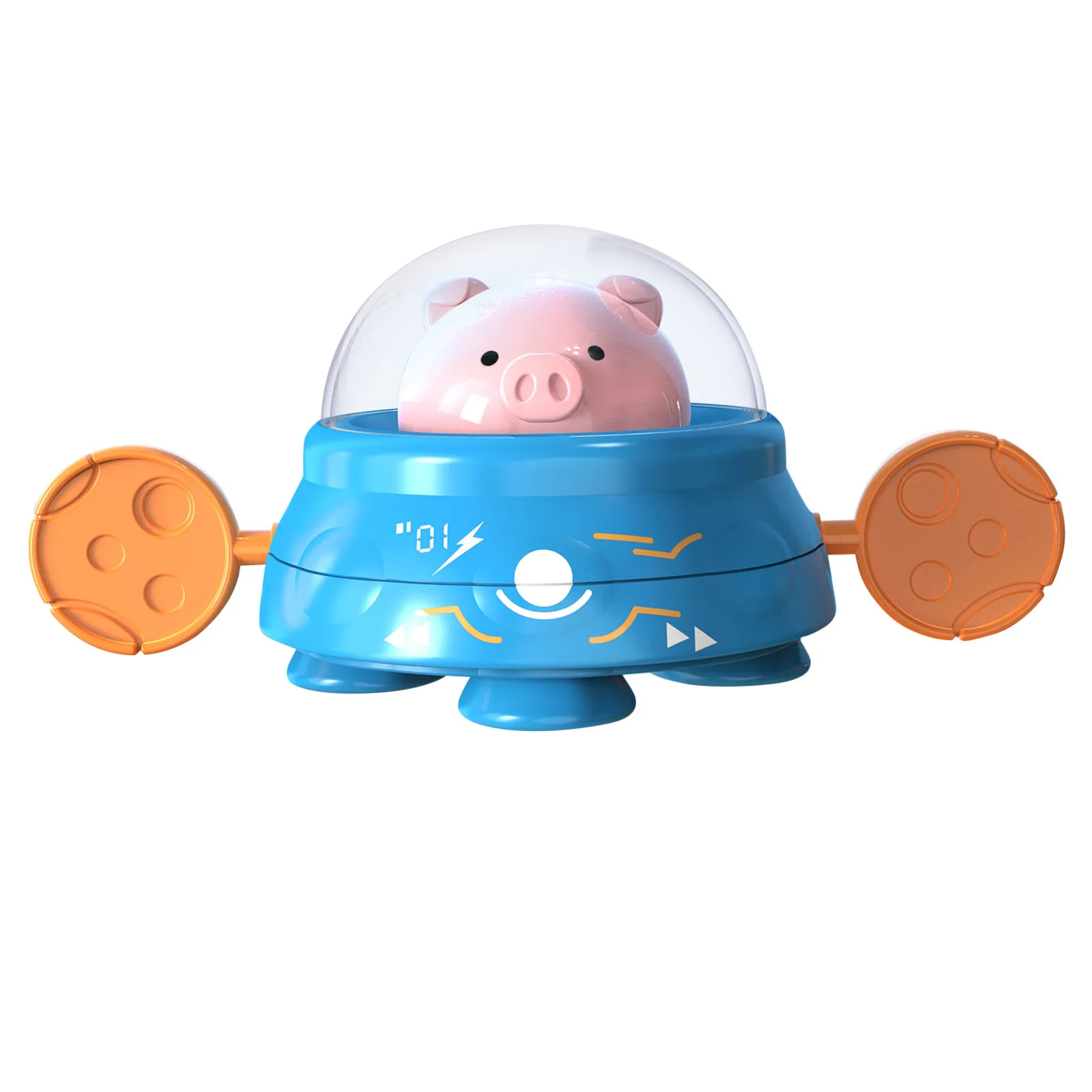 

Cartoons Pig Clockwork Toy Baby Bathing Toys Children Bathing Baby Playing Water Toys Swimming pig toy zabawki do kpieli
