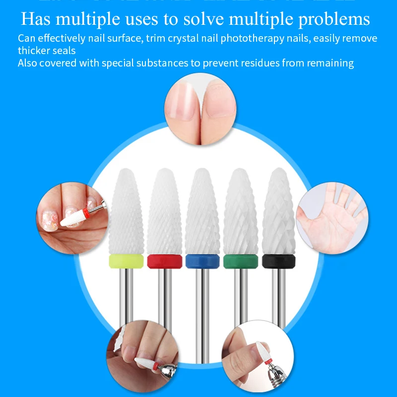 29 типов керамических фрез для ногтей электрические пилки фрезерная машина