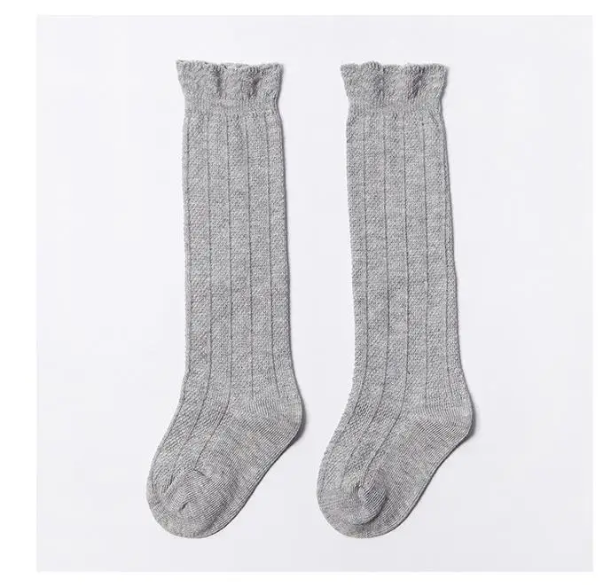

Baby Solid Infant Knee High Stockings Baby Boys Girls Cotton Keep Warm Long Stockings Plain Kids Soft New Style Leg Warmer