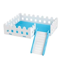 hamster ladder platform set diy guinea pig chinchillas plastic stand small animals exercise toy hamsters cage accessories