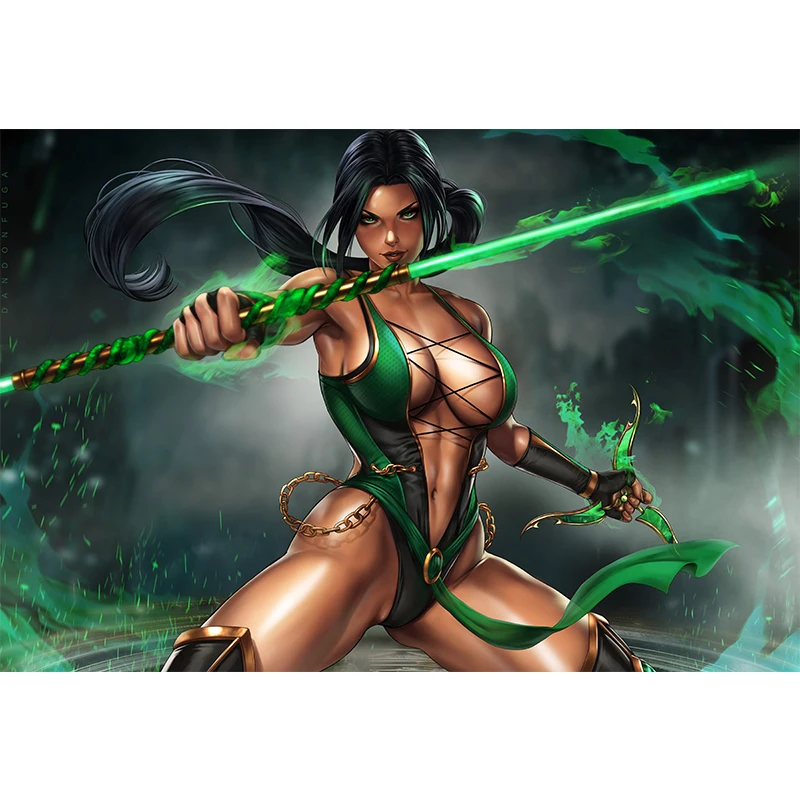 Print Anime Sexy Succubus Morrigan Bat Girl Canvas Painting 21x30cm 30x45cm Custom Video Game Art Posters Wall Pictures for Room | Дом и сад