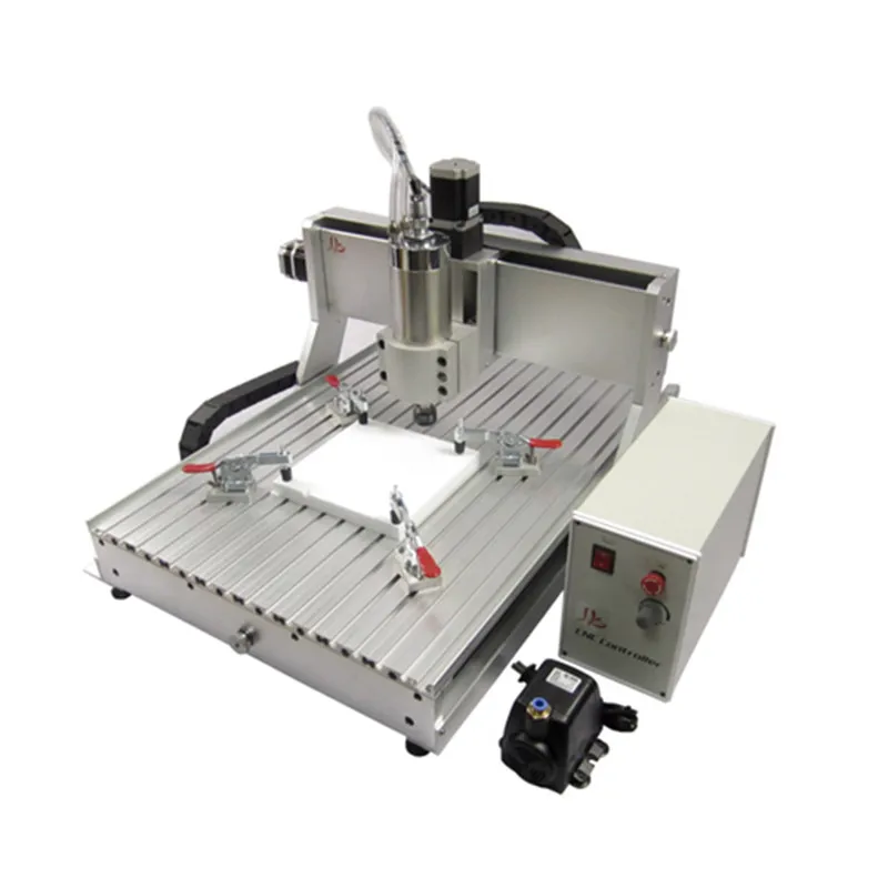 3D резьба по дереву маршрутизатор CNC6040 4 оси резки металла машины с USB портом бак