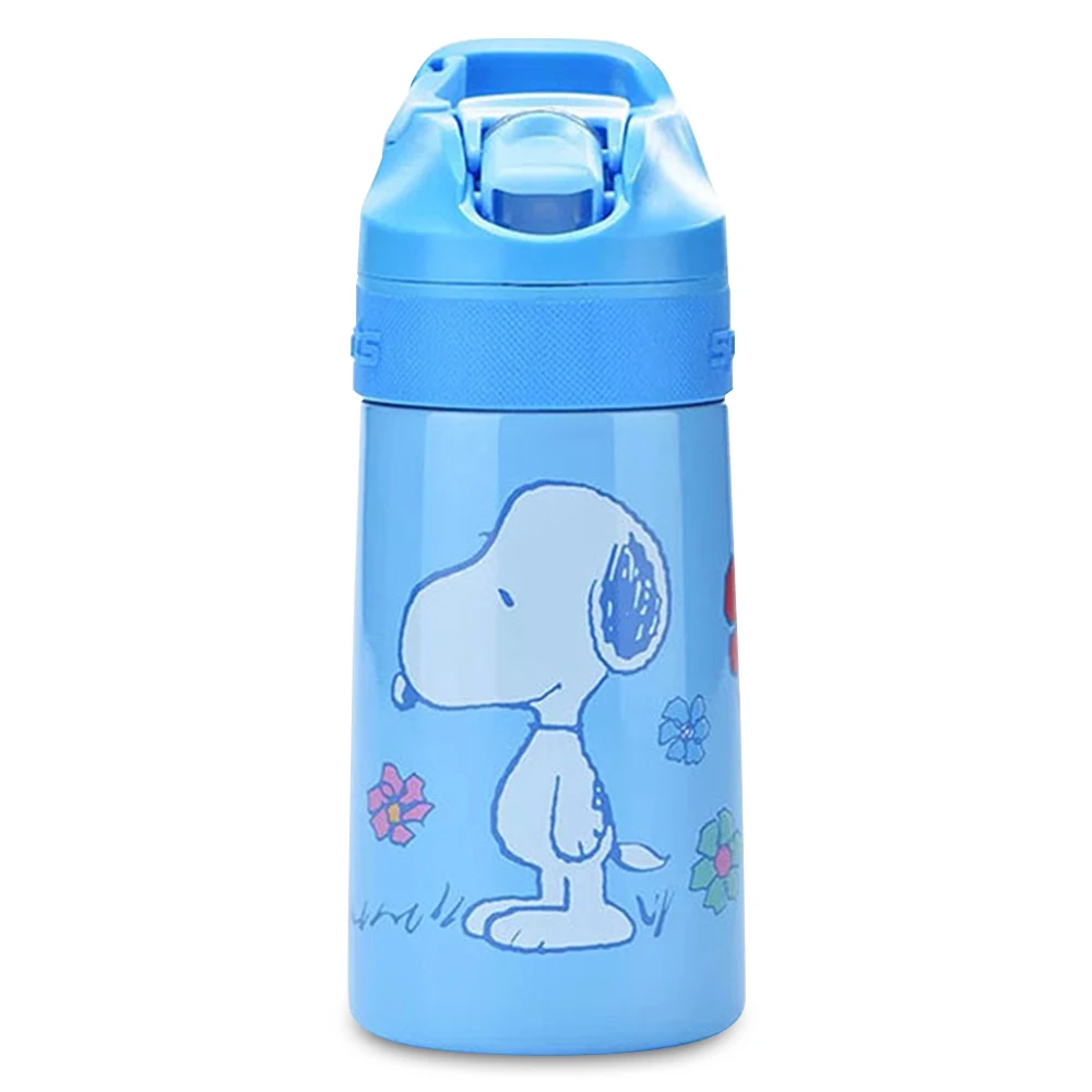 SNOOPY 350 мл мультяшная бутылка для воды спортивная изоляционная чашка из