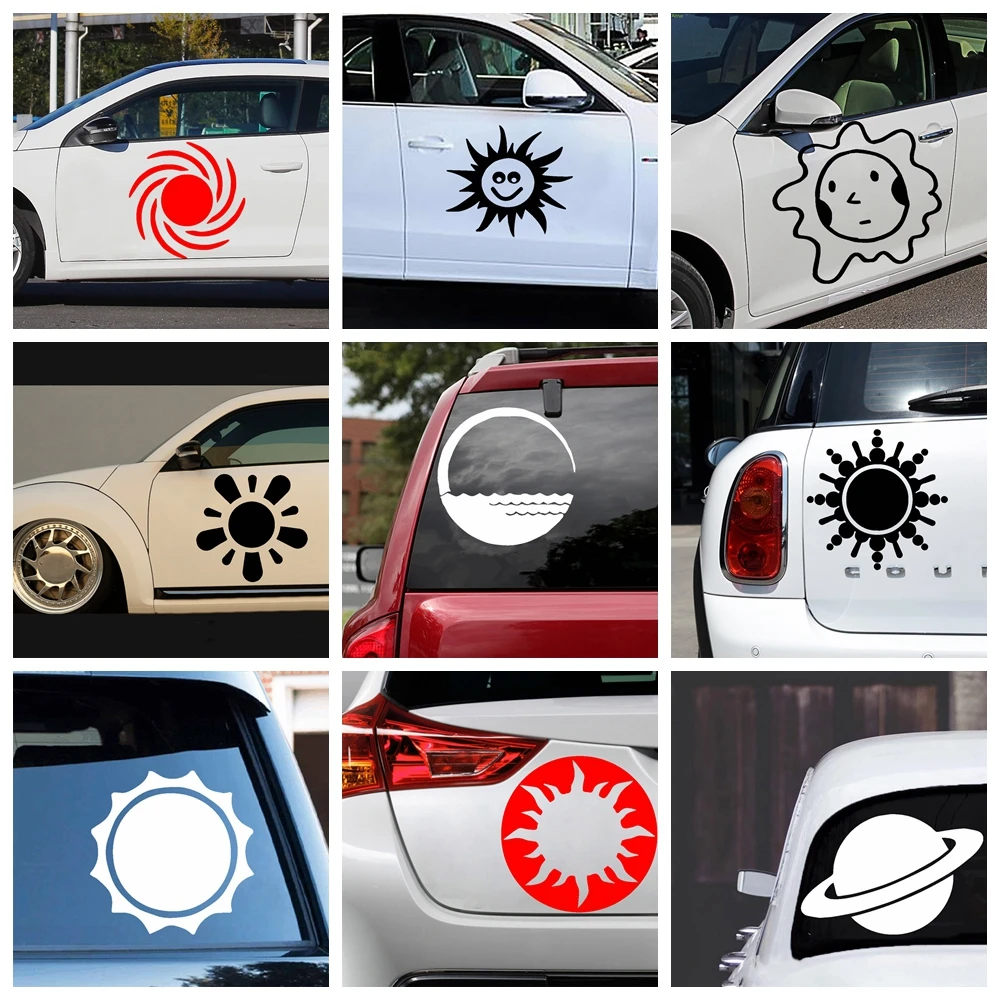 

Новый Солнечный Свет наклейки Voiture Творческий двери автомобиля наклейки на ручку двойной Цвет дизайн виниловые наклейки на стены