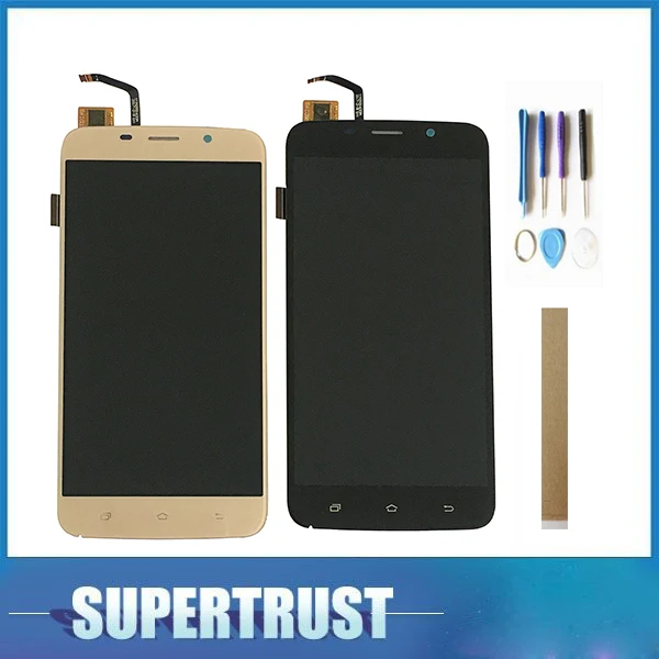 

Для ЖК-дисплея Uhans A6 + кодирующий преобразователь сенсорного экрана в сборе черного и золотого цвета с лентой для инструментов