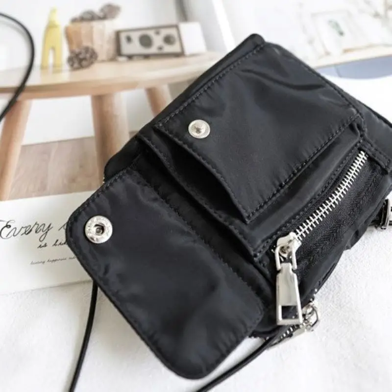 

Casual Nylon Cellphone Bags for Women 2021 Small Nylon Crossbody Bags Fashion Shoulder Bag Women Handbags Phone Purse Flap New