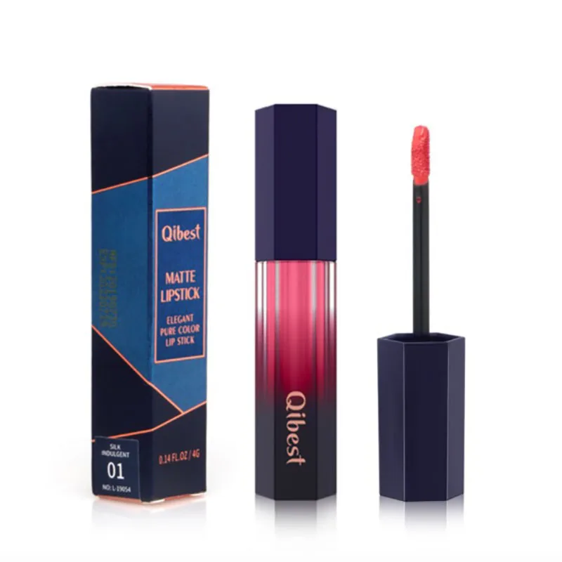 

Matte Velvet Pigment Nude lip glosses Moisturizing No Sticky Shimmer batom liquido matte maquillajes para mujer brillo labial