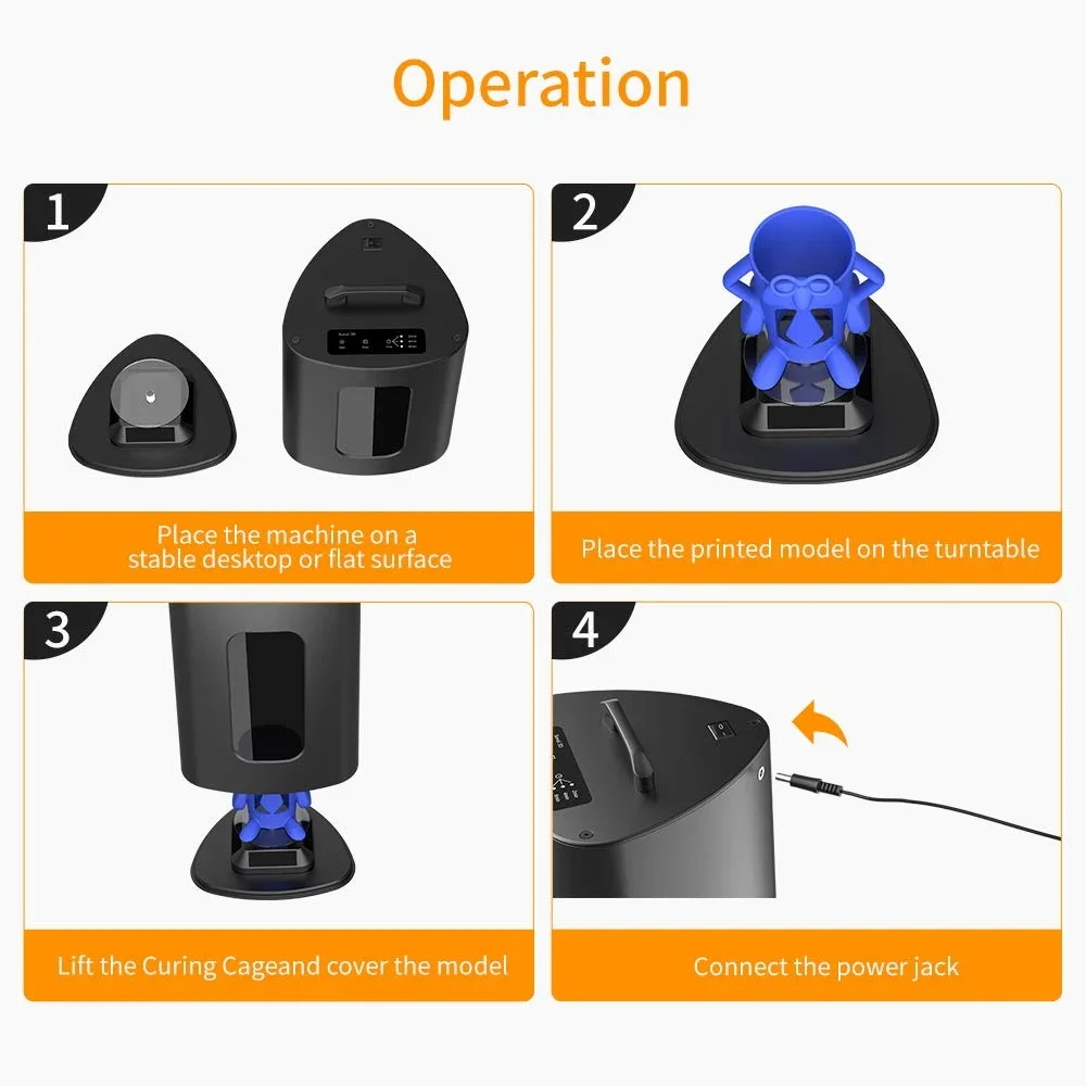 Sovol Resin Curing Machine Floodlight/Spotlight LED Lamp UV Output Effect Fast Cure for LCD DLP SLA 3D Printer | Компьютеры и офис