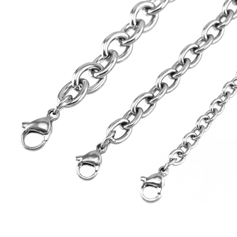 100 шт. 17 5 дюйма 8 мм стальная цветная цепь|Ожерелья с подвеской| |