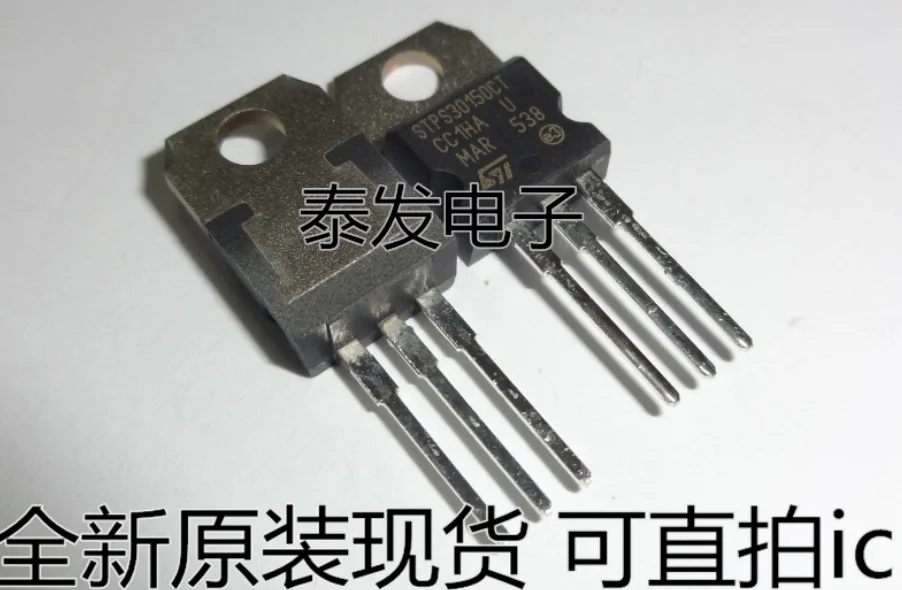 

Mxy 5PCS STPS30150CT TO220 STPS30150 TO-220 Schottky diodes 150V 30A origina