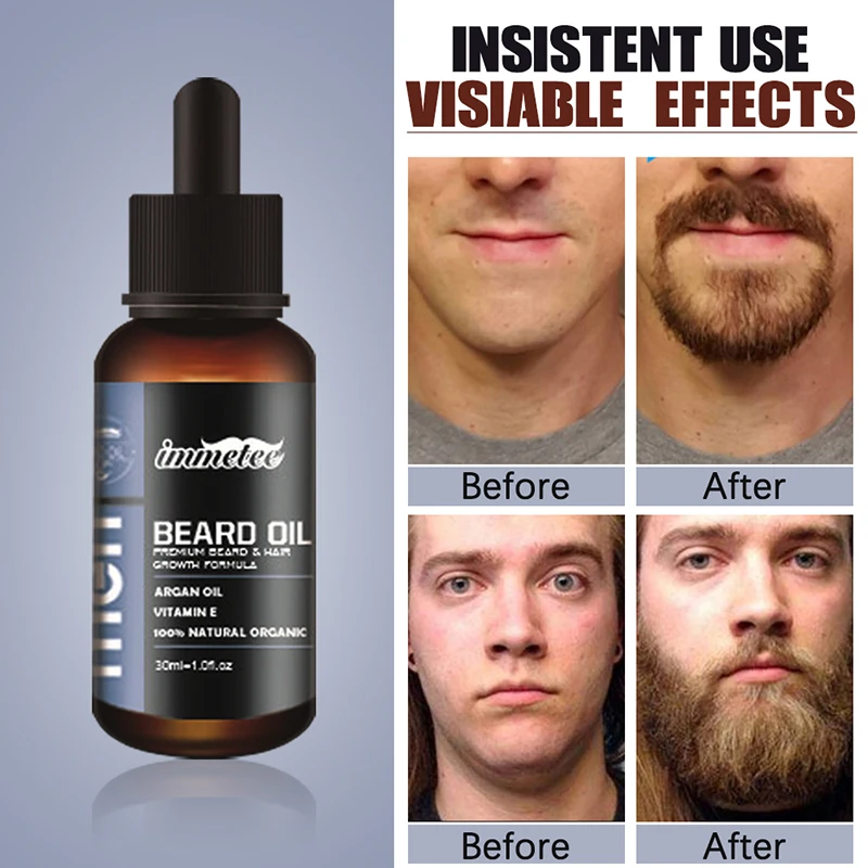 

Beard Growth Oil Hair Growth Agent Thickener Hair Beard Care Product Anti Hair Loss Tonic Grow Beard Treatment Hair Serum