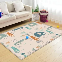 tapetes de sala cute animals flannel carpet rug cartoon floor rug for living room bedroom kids room non slip play mat carp