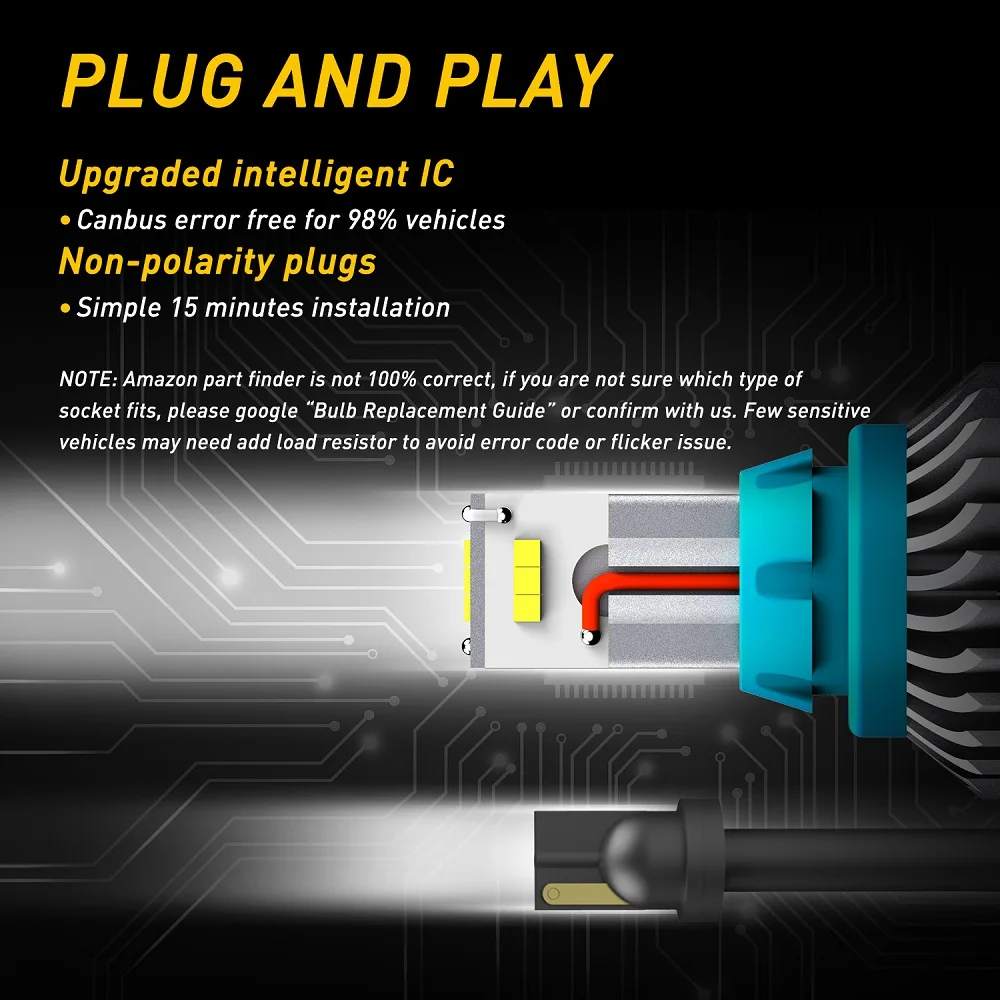 AUXITO 2x T15 светодиодный Canbus без ошибок W16W 921 912 CSP автомобильный резервный фонарь для