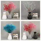 Трехцветная домашняя Ваза 10x7x17 см, декоративная пластиковая ретро Цветочная композиция для вазы ваза, Цветочный Миланский цветок, Настольная Ваза