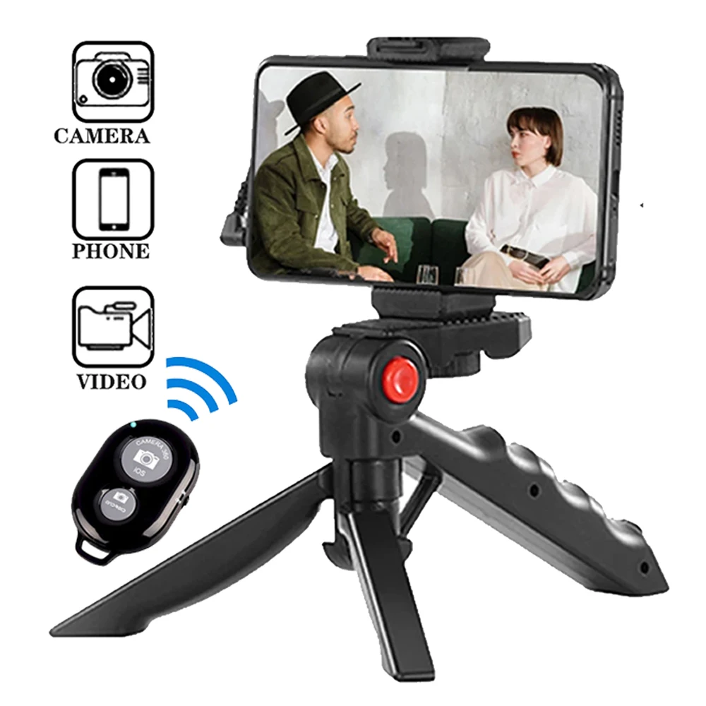 

Mini Flexible Tripod for iPhone Samsung Xiaomi Huawei Mobile with Bluetooth Remote Mobile Phone Holder Smartphone Tripod Monopod