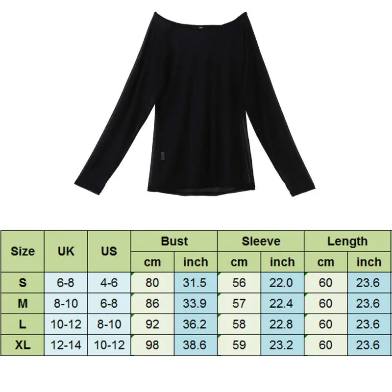 Женская прозрачная сетчатая блузка с длинным рукавом | одежда