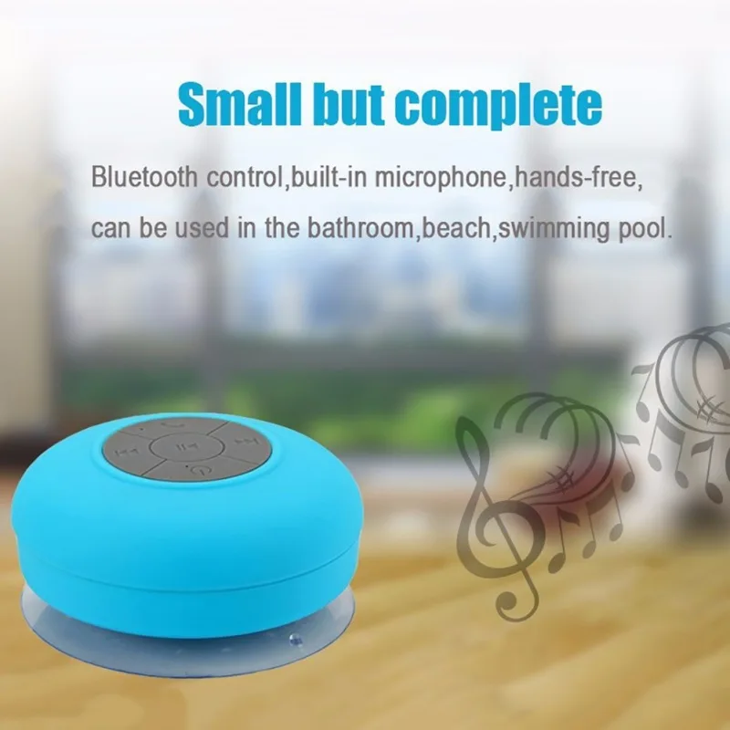 1 шт. беспроводной светодиодный динамик водонепроницаемый Bluetooth сабвуфер fm-радио