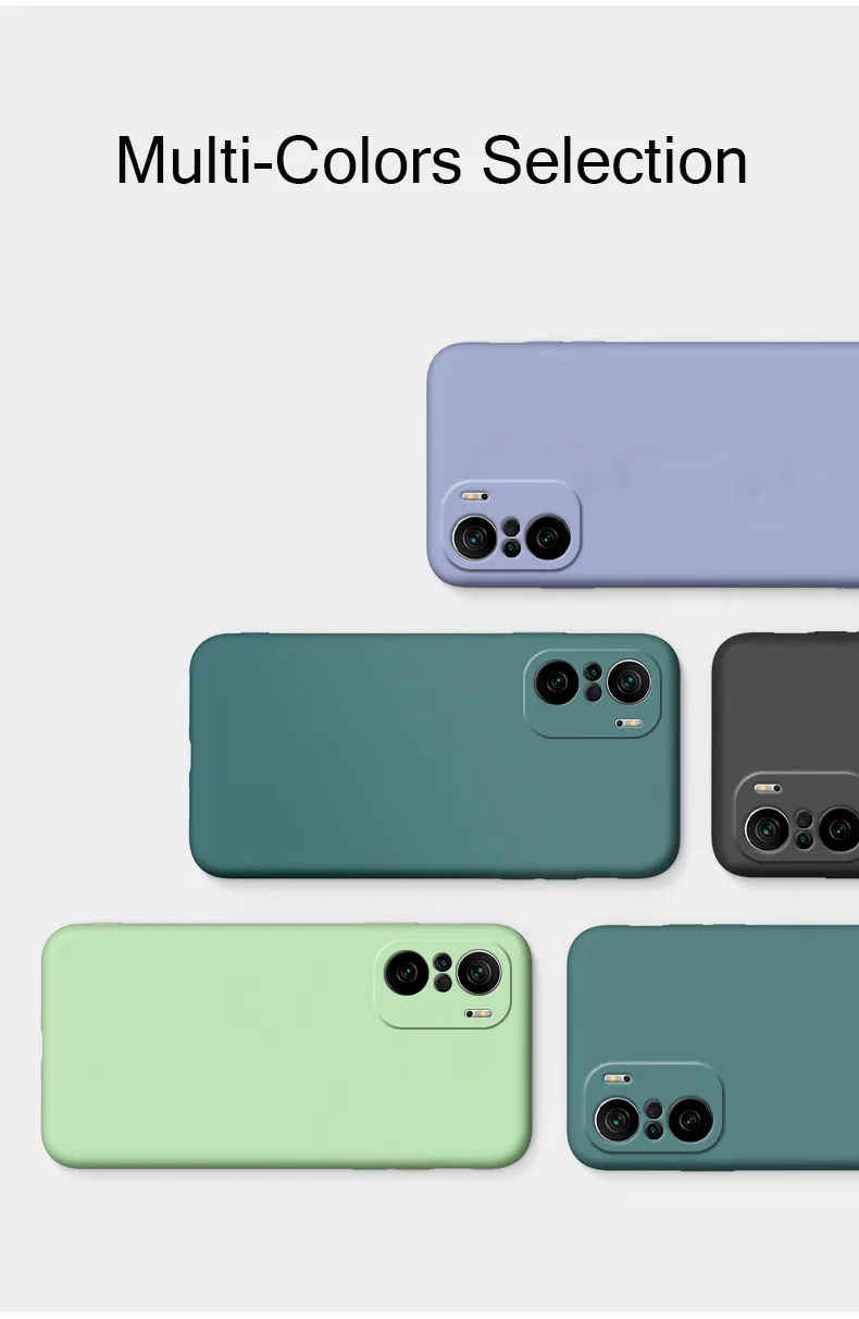 

For Xiaomi Redmi K40 Pro Case Liquid Silicone Soft Matte Camera Protection Cover For Redmi K40 Pro Plus K40Pro+ Phone Cases