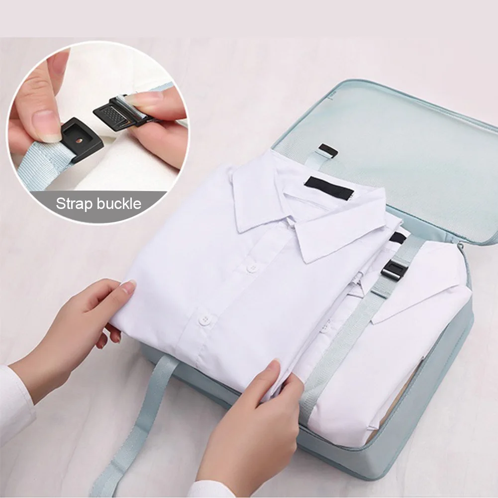 7pcs/set Clothes Quilt Blanket Storage Bag Set Shoes Organizer Wardrobe Closet Suitcase Pouch Bags Travel Accessories