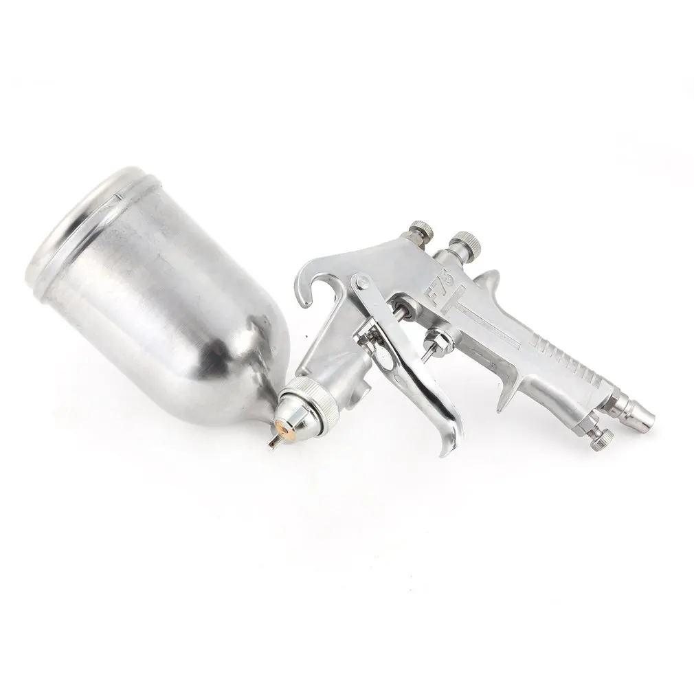 F75 Air Painter Spray Gun Pneumatic 1.5mm Nozzle 400ML Airbrush Sprayer Painting Atomizer Tool With Hopper For Cars | Инструменты