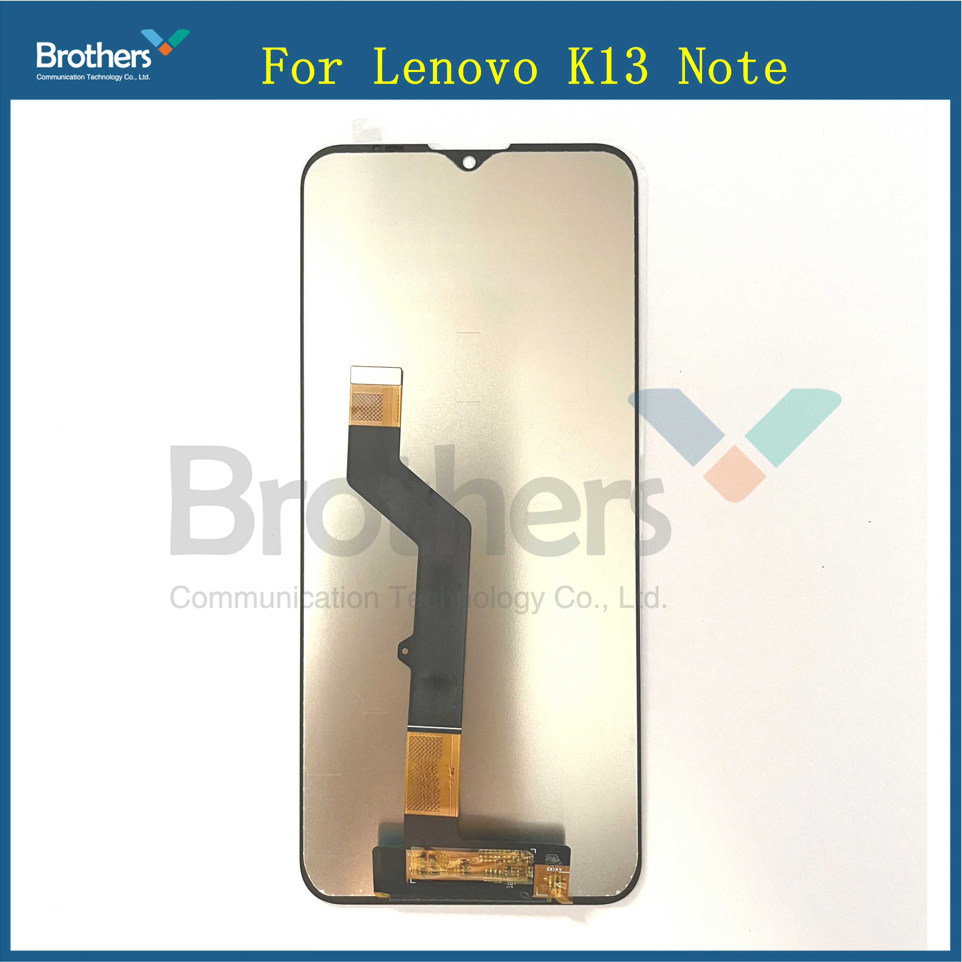 best working glass panel lcd display touch screen digitizer assembly sensor for lenovo k13 note k13 k13 pro phone pantalla free global shipping