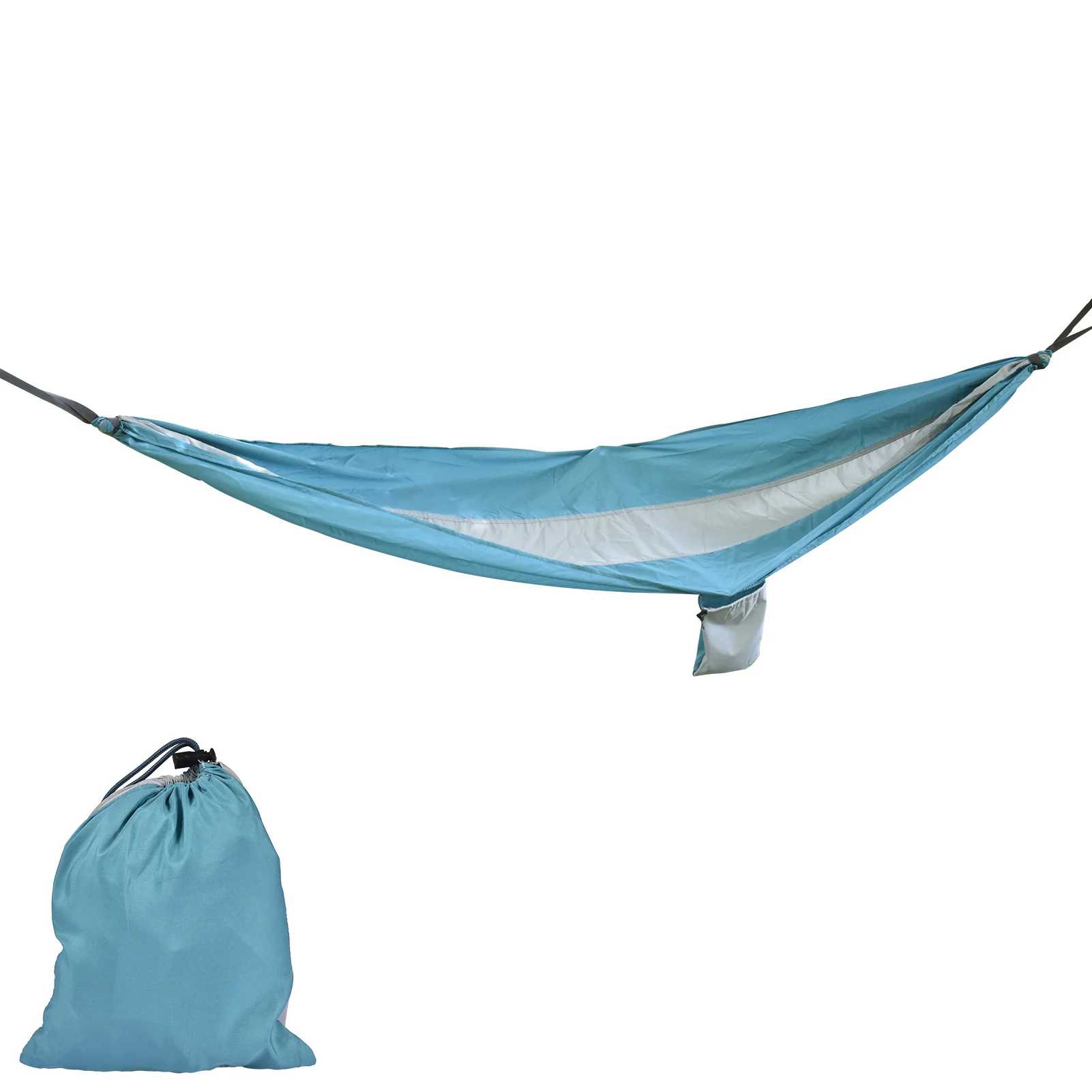 

Outdoors Portable Single Hammock Camping Parachute Sleeping Garden Swing Hanging Chair for Patio Travel Hiking