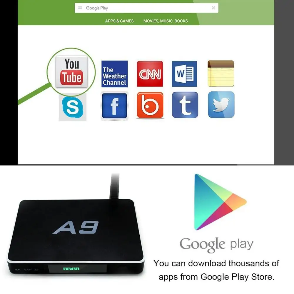 Россия Горячая продажа Android Smart TV BOX Amlogic S905X четырехъядерный новый чип 4K Google
