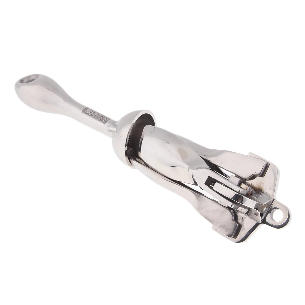 

Stainless Steel 1.5kg/3.3lb Folding Grapnel Anchors for Boat Jetski Kayak