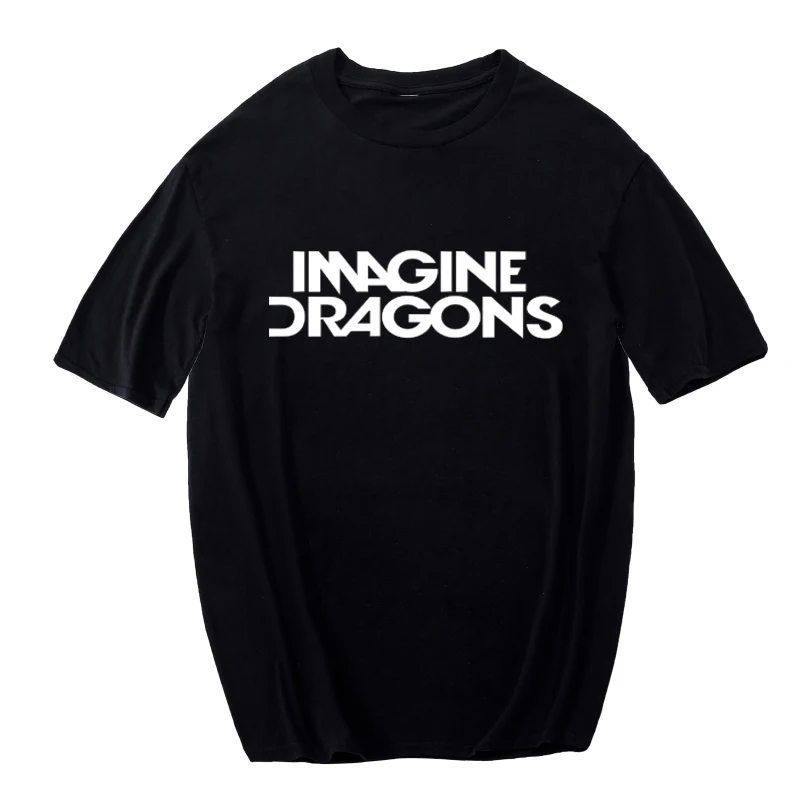 

IMAGINE DRAGONS Cotton T Shirt Men Hip Hip Hipster O-Neck Casual T-Shirt Summer Tops 2021 Vintage Aesthetic Tshirt Men Tees