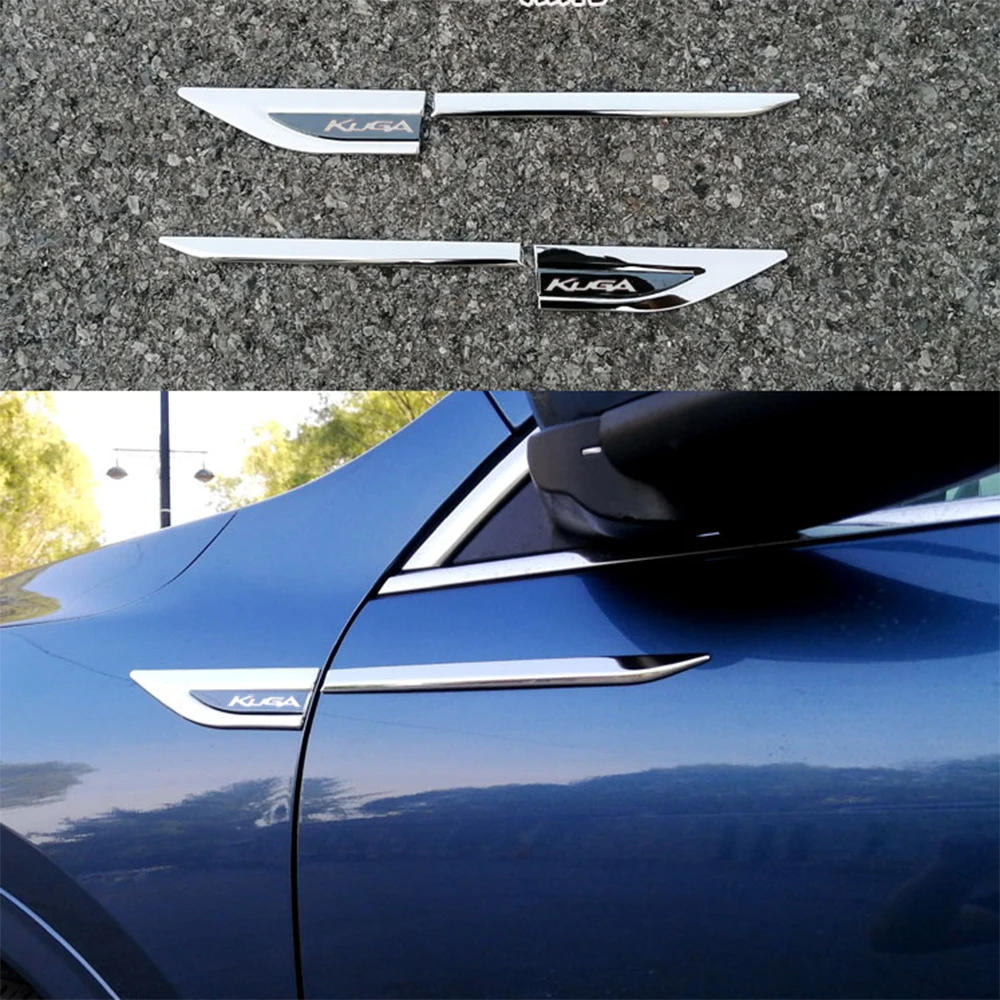 

Стайлинг автомобиля Передняя боковая панель отделка эмблема наклейки экстерьер для FORD KUGA ESCAPE 2020 2021 аксессуары