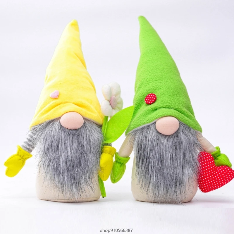 

Easter Decorations 1PC Dwarf Faceless Plush Dolls for Kid Colorful Festival Decoration Household Decor Ornaments Gift Wholesales