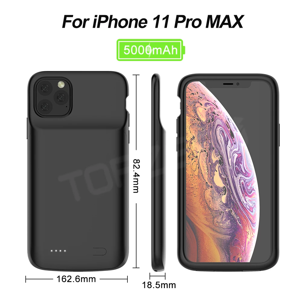 Зарядное устройство чехол для iPhone 5 5S SE 6 6S 7 8 Plus X XS XR XS MAX 11 Pro MAX Универсальное портативное зарядное устройство чехол