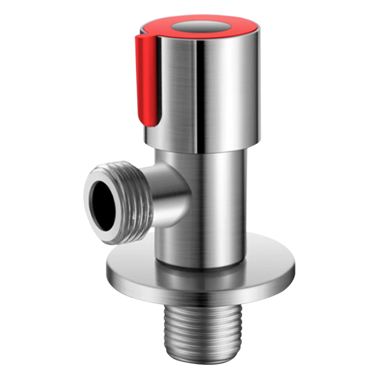 G1/2 треугольный клапан из нержавеющей стали для горячей и холодной воды раковины