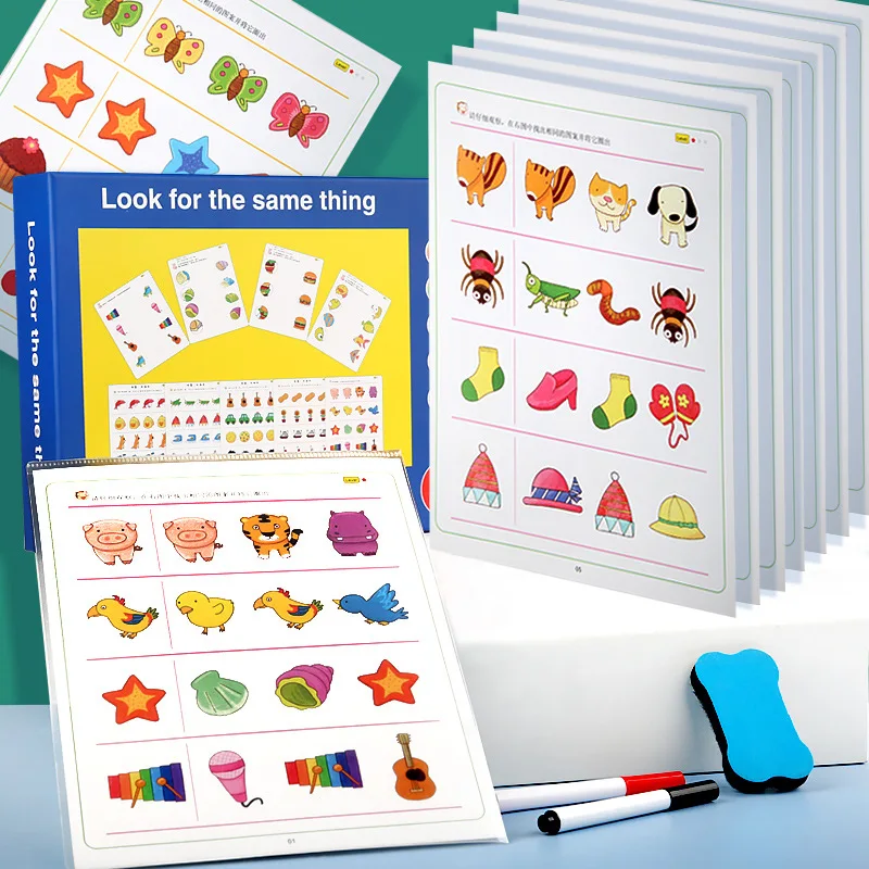 

Children's Drawing Toys To Find The Same Montessori Benefit Wisdom Early Education Dot Line Connection Birthday Gift for Kids